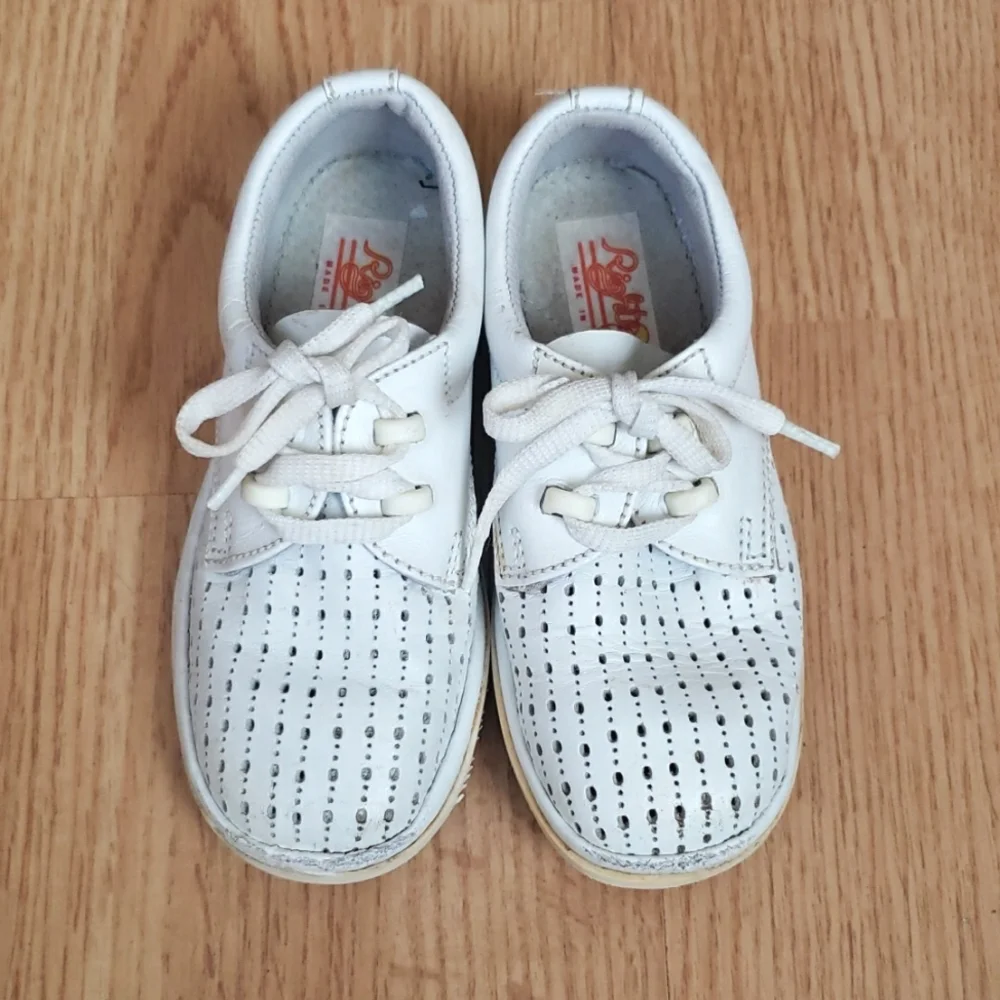 100% Leather Upper & Lining Toddler Shoes Size  8,5